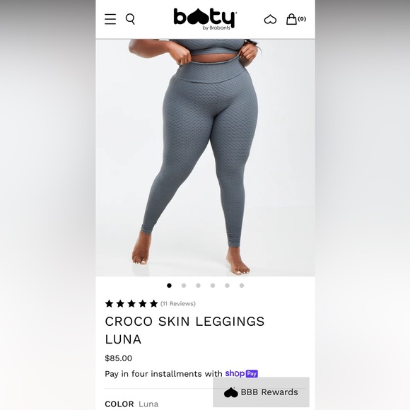 Booty by Brabants Croco Skin Leggings - Picture 1 of 4